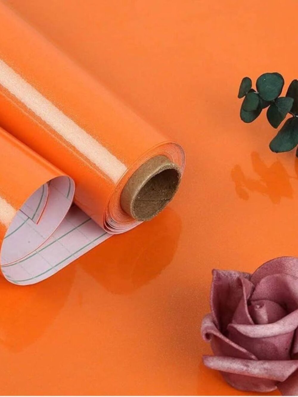Oxdigi Orange Contact Paper, a self-adhesive vinyl roll